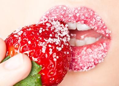 Erdbeeren in Zucker