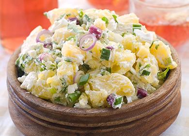 Eine großzügige Portion Kartoffelsalat