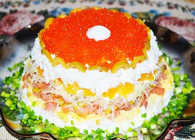Sea Pearl Salad: 8 mga recipe at ideya para sa paggawa ng mga shell
