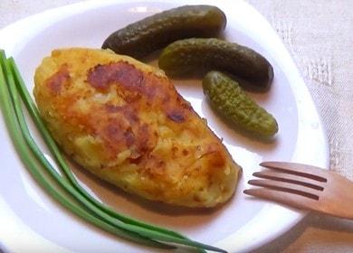 Ang mga patty na patatas na may patatas - isang masarap at simpleng recipe