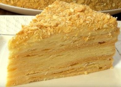 Napoleon cake - ang pinakasikat na cake para sa pagluluto sa bahay.