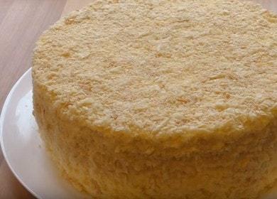 Gourmet cake Napoleon: klasikong recipe na may larawan.