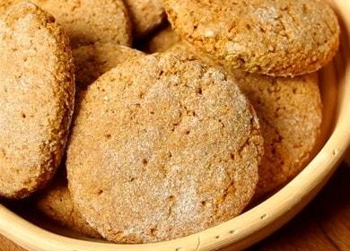 Gawang-gawang na Binhi na Buong Grain Flour Cookies Maria