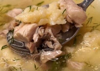 Kochen Sie eine köstliche Suppe in Hühnerbrühe: ein Rezept mit Fotos und Videos.