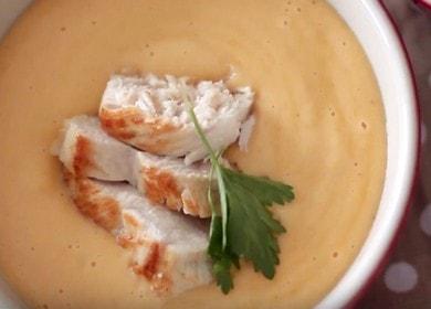 Нежна супа от сирене с пилешко месо: рецепта със снимки и видеоклипове.