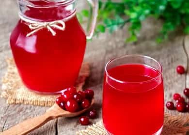 Ang cranberry juice - isang recipe para sa isang napaka-malusog at masarap na inumin