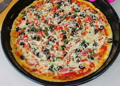 Wie man leckere Pizza ohne Hefe macht