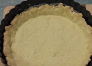 Maluwag na pastry para sa Kish-Loren - open pie