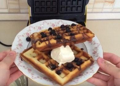Paano matutunan kung paano magluto ng masarap na waffles ng Vienna na may isang recipe para sa isang electric waffle iron 🍪