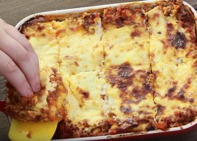 Real Italian Lasagna: συνταγή με φωτογραφίες βήμα προς βήμα.