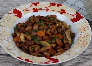 Bean stew na may mga kabute - isang masarap at simpleng recipe 🥘