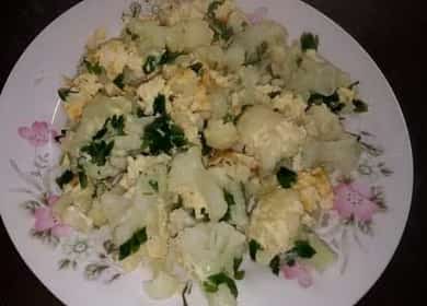 Paano matutong magluto ng masarap na omelet na may cauliflower 🍳