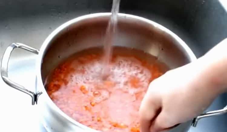 Pagluluto ng Lentil Puree Soup