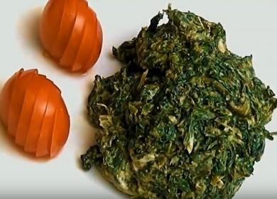 Ang recipe para sa isang masarap at malusog na ulam ng frozen spinach na may mozzarella 🥗