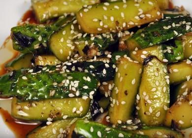 Ang pinaka-masarap na Korean pritong pipino recipe 🥒
