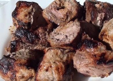 Kefir pork kebab recipe - napaka-masarap 🍢