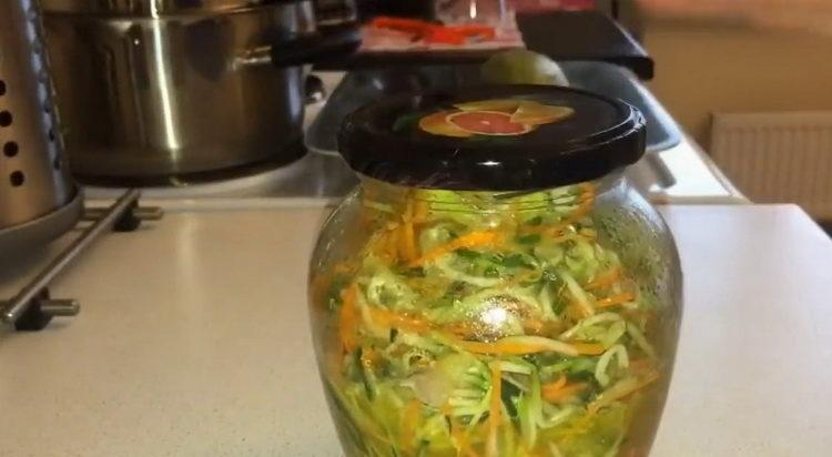 handa na ang zucchini salad