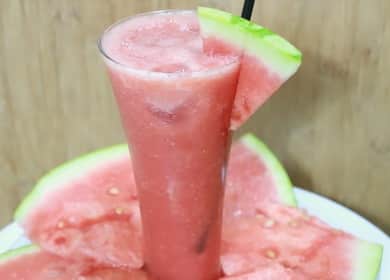 Das Rezept für einen leckeren Wassermelonen-Smoothie 🍉