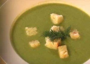 Brokkoli-Blumenkohl-Püree-Suppe nach Schritt-für-Schritt-Rezept mit Foto