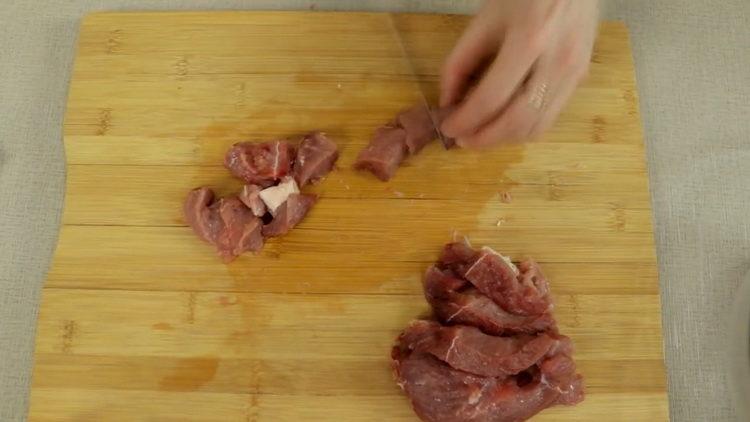Κόψτε το κρέας